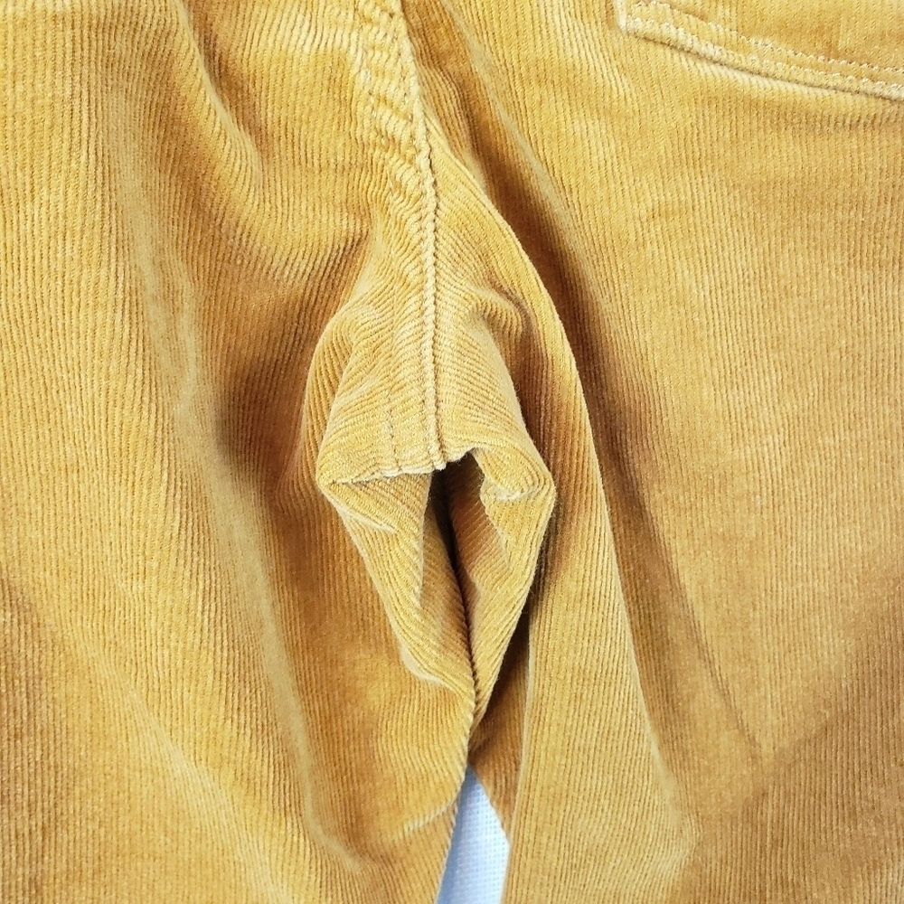 J. Crew 9" High Rise Skinny‎ Corduroy Pants Orange Size 31 - Picture 7 of 10